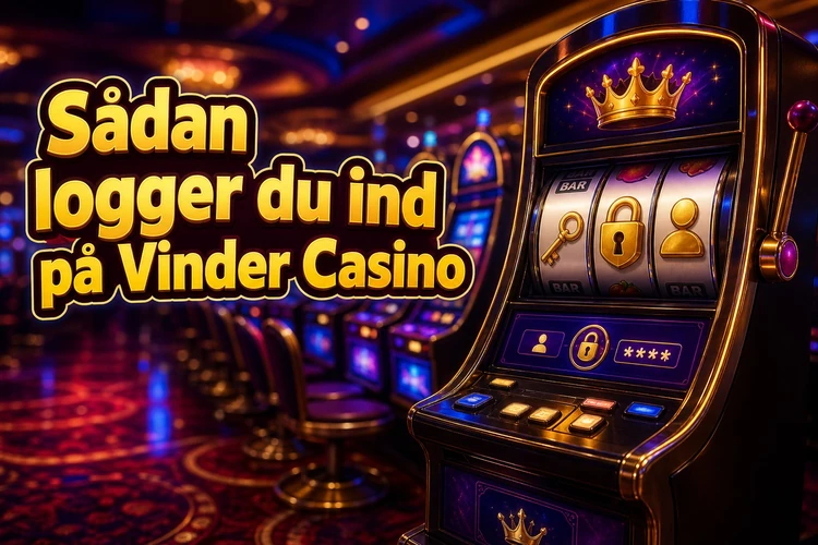 Sådan logger du ind på Vinder Casino